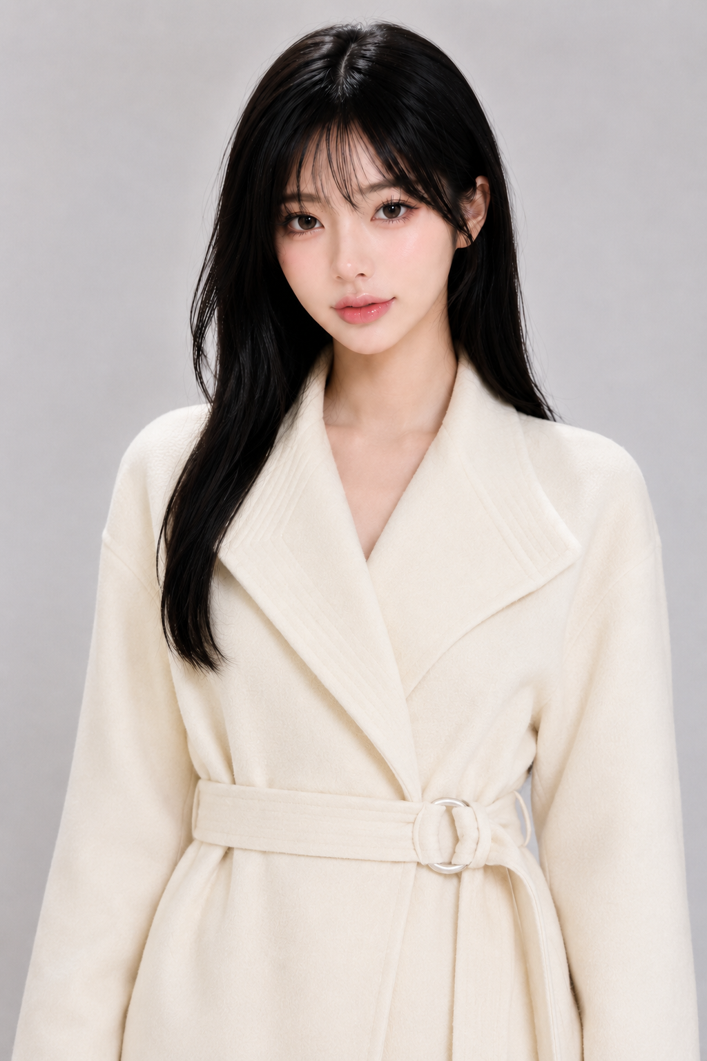 이자벨앤코 프리미엄 캐시미어 롱 로브 코트
