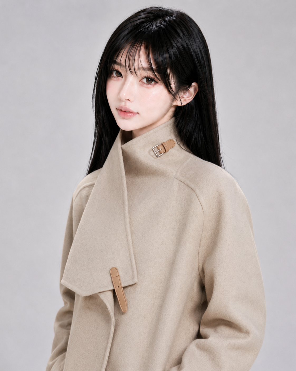 이자벨앤코 카멜헤어 캐시미어 코트